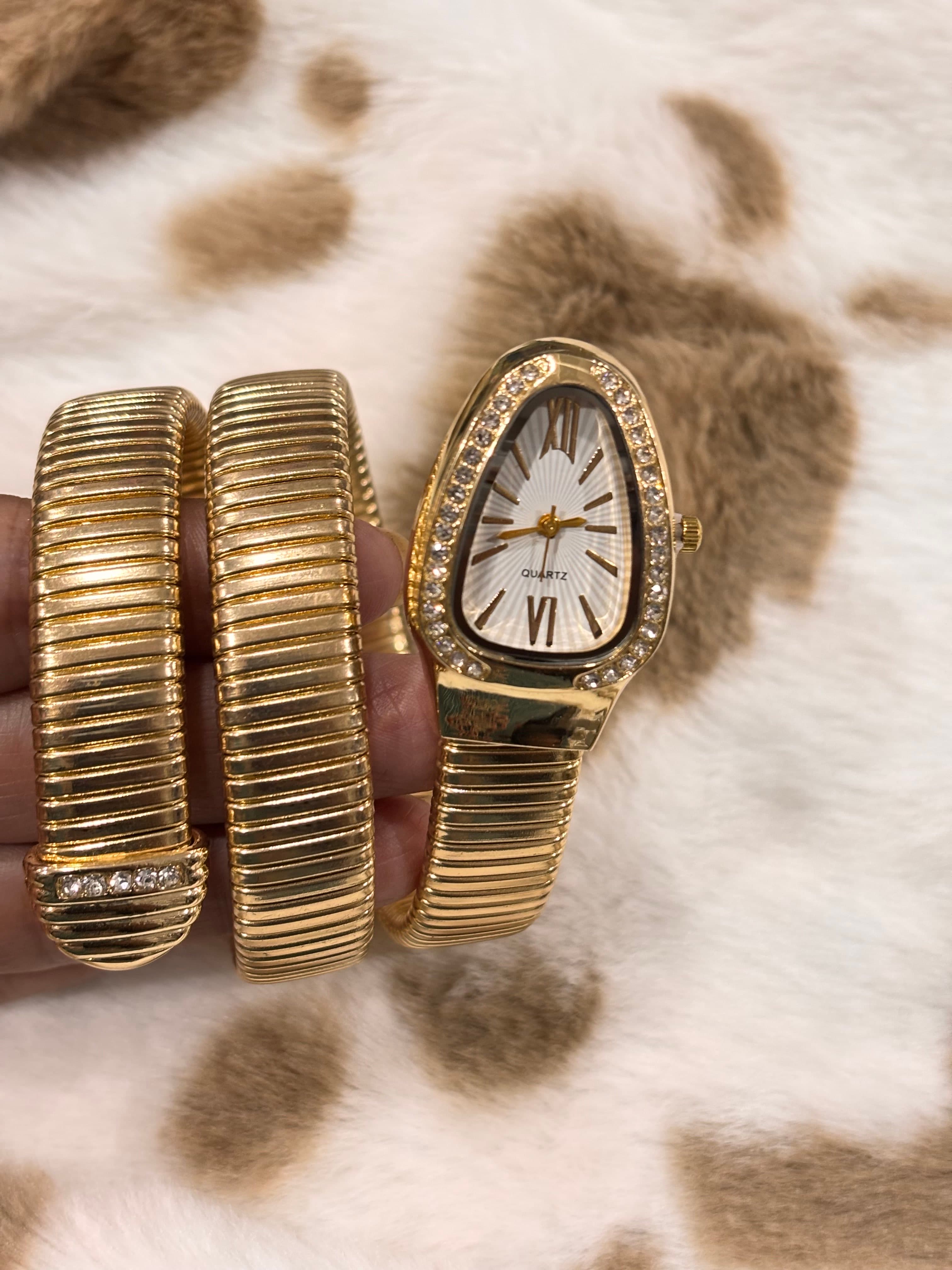 Gold snake watch - Thumbnail 2